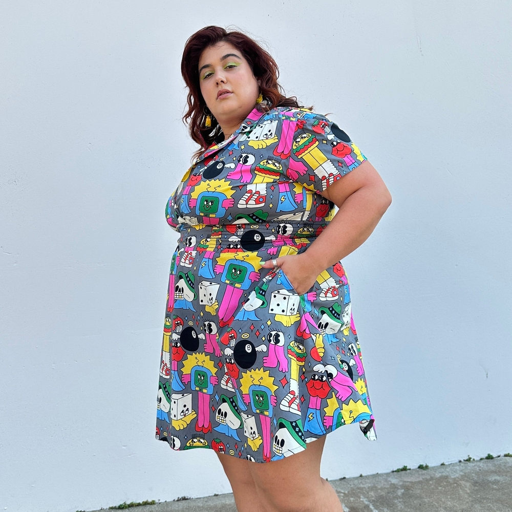 Nooworks Burger Babie Leah Dress 4X